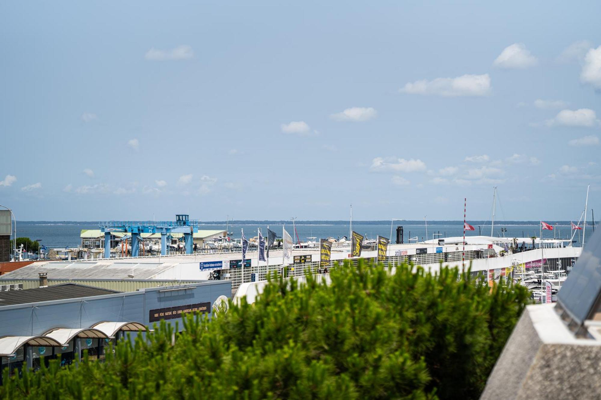 Piton Des Neiges - Nid Douillet Terrasse Vue Port Apartment Arcachon Luaran gambar